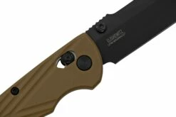 Hogue Deka 24377, Flat Dark Earth Polymer, Magnacut Clip Point, Navaja -KNIVESANDTOOLS Ventas HK24377 05 hogue