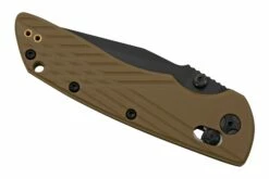 Hogue Deka 24377, Flat Dark Earth Polymer, Magnacut Clip Point, Navaja -KNIVESANDTOOLS Ventas HK24377 06 hogue