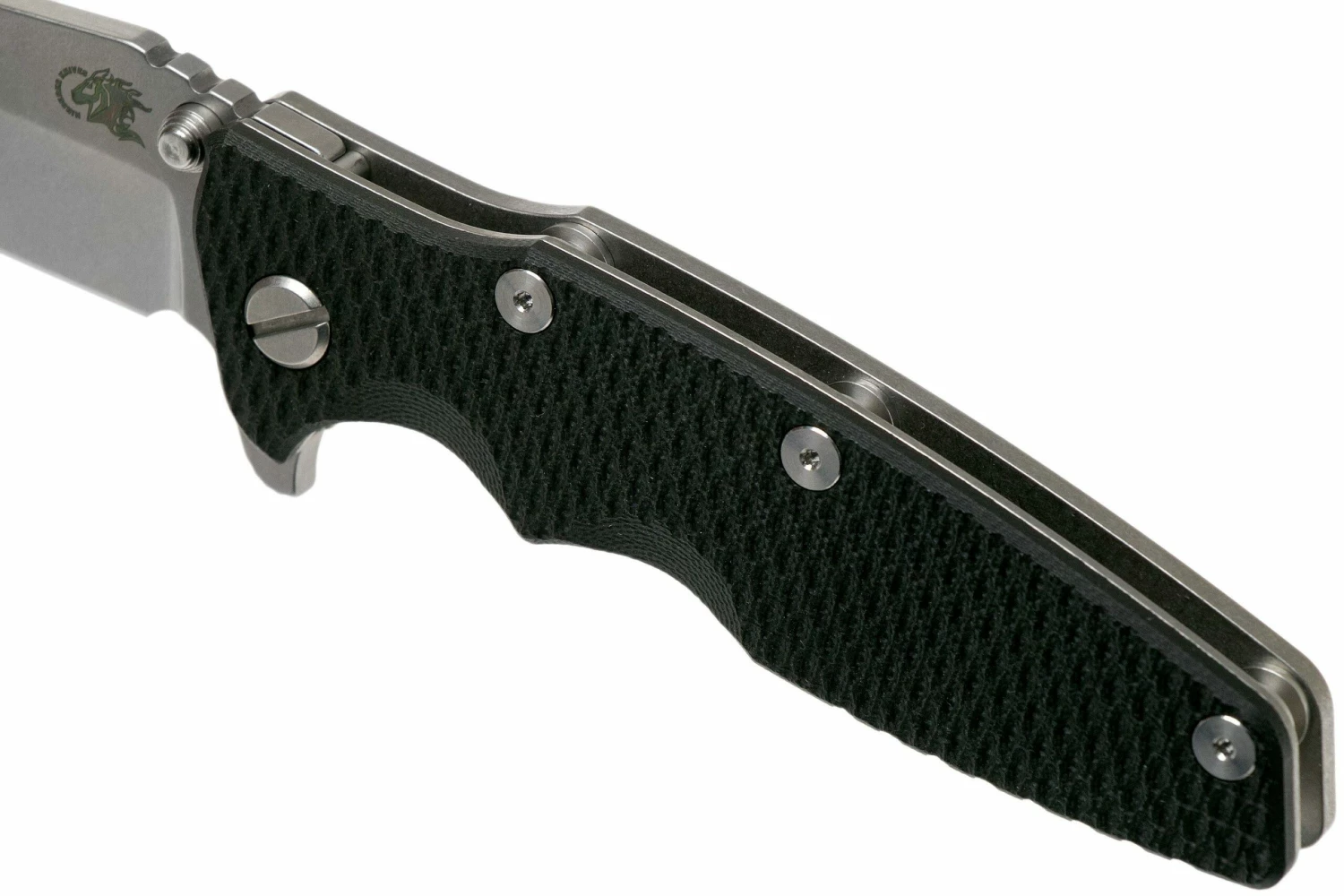 Rick Hinderer Eklipse 3.5” Harpoon Tanto, CPM 20CV, Stonewashed, Black G10 Navaja 9 Rick Hinderer Eklipse 3.5” Harpoon Tanto, CPM 20CV, Stonewashed, Black G10 Navaja - Imagen 7