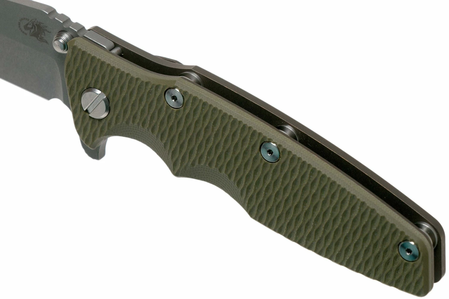 Rick Hinderer Eklipse 3.5" Harpoon Spanto 20CV Battle Bronze OD Green Navaja 9 Rick Hinderer Eklipse 3.5" Harpoon Spanto 20CV Battle Bronze OD Green Navaja - Imagen 7