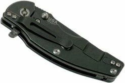 Rick Hinderer Jurassic Slicer Battle Black, Blue/Black G10 CPM 20CV Navaja -KNIVESANDTOOLS Ventas HRK JU SL BBL BB 04 rick hinderer knives