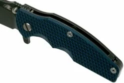 Rick Hinderer Jurassic Slicer Battle Black, Blue/Black G10 CPM 20CV Navaja -KNIVESANDTOOLS Ventas HRK JU SL BBL BB 07 rick hinderer knives