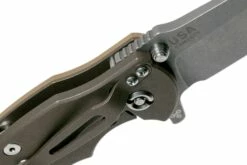 Rick Hinderer Jurassic Spearpoint 20CV Battle Bronze Coyote G10 Navaja -KNIVESANDTOOLS Ventas HRK JU SP BBR CY 06 rick hinderer knives