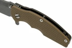 Rick Hinderer Jurassic Spearpoint 20CV Battle Bronze Coyote G10 Navaja -KNIVESANDTOOLS Ventas HRK JU SP BBR CY 07 rick hinderer knives