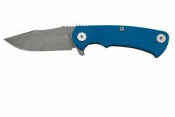 Rick Hinderer Project X, MagnaCut Clip Point, Working Finish, Blue G10 Navaja