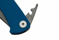 Rick Hinderer Project X, MagnaCut Clip Point, Working Finish, Blue G10 Navaja -KNIVESANDTOOLS Ventas HRK PJX MC CP WFL 07 rickhinderer