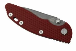Rick Hinderer XM18 3.0” Slicer Non-Flipper CPM 20CV Red G10 Navaja -KNIVESANDTOOLS Ventas HRK XM18 3 SLNFWF RD 06 rickhinderer