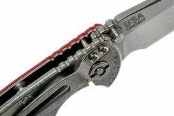 Rick Hinderer XM18 3.0” Spearpoint Non-Flipper CPM 20CV Red G10 Navaja -KNIVESANDTOOLS Ventas HRK XM18 3 SP NF RD 06 rick hinderer knives