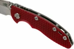 Rick Hinderer XM18 3.0” Spearpoint Non-Flipper CPM 20CV Red G10 Navaja -KNIVESANDTOOLS Ventas HRK XM18 3 SP NF RD 07 rick hinderer knives