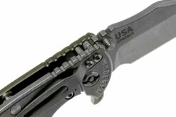 Rick Hinderer XM-18 3.5 Bowie 20CV Stonewash, OD Green G10 Navaja -KNIVESANDTOOLS Ventas HRK XM18 35 BW SO 06 rick hinderer knives