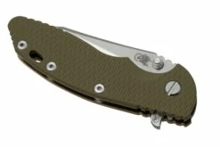Rick Hinderer XM-18 3.5" Wharncliffe Fatty S45VN, Bronce Lavado A La Piedra Verde OD G10 Navaja -KNIVESANDTOOLS Ventas HRK XM18 35 FW45 SOB 06 rickhinderer