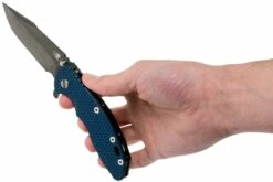 Rick Hinderer XM-18 3.5 Harpoon Spanto Blackwashed S35VN, Blue/Black G10 Navaja" 17 Rick Hinderer XM-18 3.5 Harpoon Spanto Blackwashed S35VN, Blue/Black G10 Navaja" -KNIVESANDTOOLS Ventas HRK XM18 35 HSPBL BB 08 rick hinderer knives