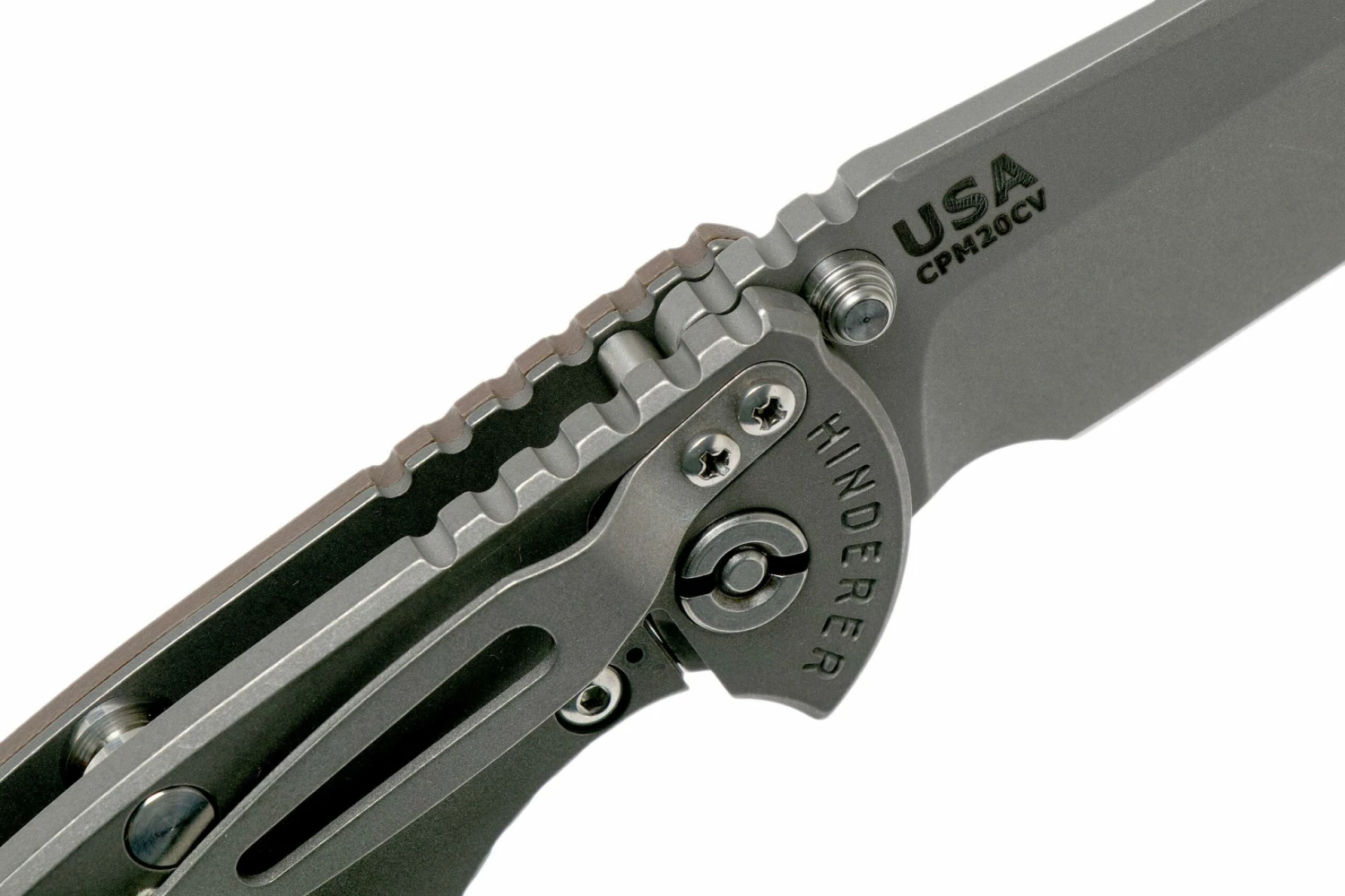 Rick Hinderer XM18 3,5” Non-Flipper Spearpoint Working Finish, Flat Dark Earth G10 8 Rick Hinderer XM18 3,5” Non-Flipper Spearpoint Working Finish, Flat Dark Earth G10 - Imagen 6