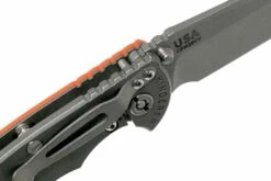 Rick Hinderer XM18 3,5” Non-Flipper Spearpoint Working Finish, Orange G10 -KNIVESANDTOOLS Ventas HRK XM18 35 NFWF OR 06 rick hinderer knives