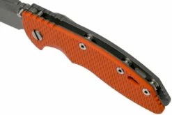 Rick Hinderer XM18 3,5” Non-Flipper Spearpoint Working Finish, Orange G10 -KNIVESANDTOOLS Ventas HRK XM18 35 NFWF OR 07 rick hinderer knives