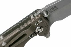 Rick Hinderer XM18 3,5" Spearpoint CPM 20CV Stonewash, Battle Bronze, Black G10, Navaja -KNIVESANDTOOLS Ventas HRK XM18 35 SP BB B 06 rick hinderer knives