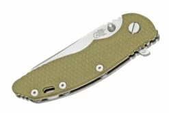 Rick Hinderer XM18 3.5" Skinny Sheepsfoot 20CV, Translucent Green G10 Navaja -KNIVESANDTOOLS Ventas HRK XM18 35 SSSW TG 02 rickhinderer