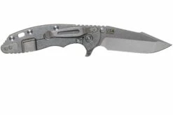 Rick Hinderer XM-18 3.5" Skinny Harpoon Spanto Stonewash, Blue G10 Navaja -KNIVESANDTOOLS Ventas HRK XM1835 SHP SW BL 02 rick hinderer knives