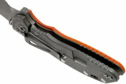 Rick Hinderer XM-24 4” Bowie, CPM 20CV, Working Finish, Orange G10 Navaja -KNIVESANDTOOLS Ventas HRK XM24 BW WF OR 05 rick hinderer knives