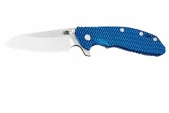 Rick Hinderer XM-24 4" Gen6 Sheepfoot 20CV, Battle Blue, Black G10 Navaja