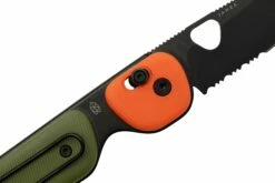 The James Brand The Redstone, OD Green + Orange PP, Negro, Serrated, KN118197-01, Navaja -KNIVESANDTOOLS Ventas JAKN118197 01 05 jamesbrand
