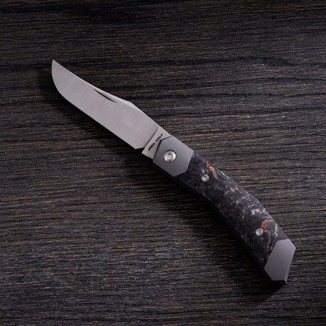 Jack Wolf Cyborg Jack CYBO-01-CDMO Fat Carbon Dark Matter Orange, Navaja Slipjoint 3 Jack Wolf Cyborg Jack CYBO-01-CDMO Fat Carbon Dark Matter Orange, Navaja Slipjoint