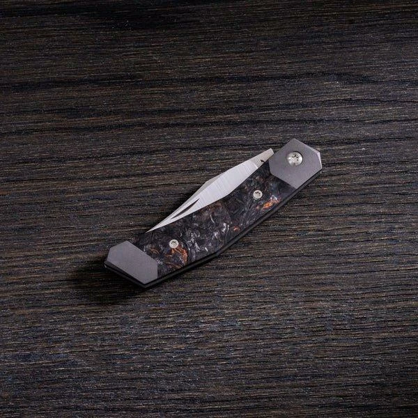 Jack Wolf Cyborg Jack CYBO-01-CDMO Fat Carbon Dark Matter Orange, Navaja Slipjoint 4 Jack Wolf Cyborg Jack CYBO-01-CDMO Fat Carbon Dark Matter Orange, Navaja Slipjoint - Imagen 2