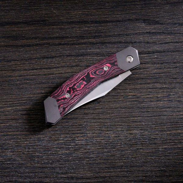 Jack Wolf Cyborg Jack CYBO-01-HPK CamoCarbon Hot Pink, Navaja Slipjoint 4 Jack Wolf Cyborg Jack CYBO-01-HPK CamoCarbon Hot Pink, Navaja Slipjoint - Imagen 2