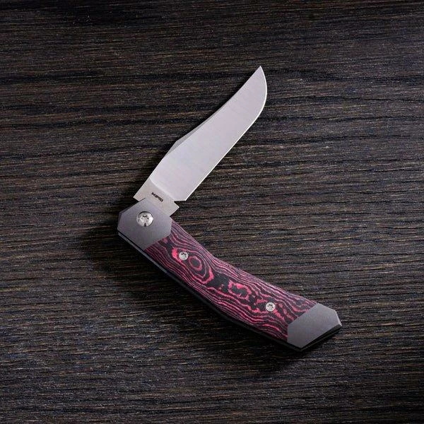 Jack Wolf Cyborg Jack CYBO-01-HPK CamoCarbon Hot Pink, Navaja Slipjoint 5 Jack Wolf Cyborg Jack CYBO-01-HPK CamoCarbon Hot Pink, Navaja Slipjoint - Imagen 3