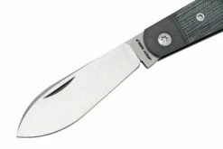 Jack Wolf Low Drag Jack DRAG-01-BLK, Black Canvas Micarta, Navaja Slipjoint -KNIVESANDTOOLS Ventas JW DRAG 01 BLK 03 jackwolf