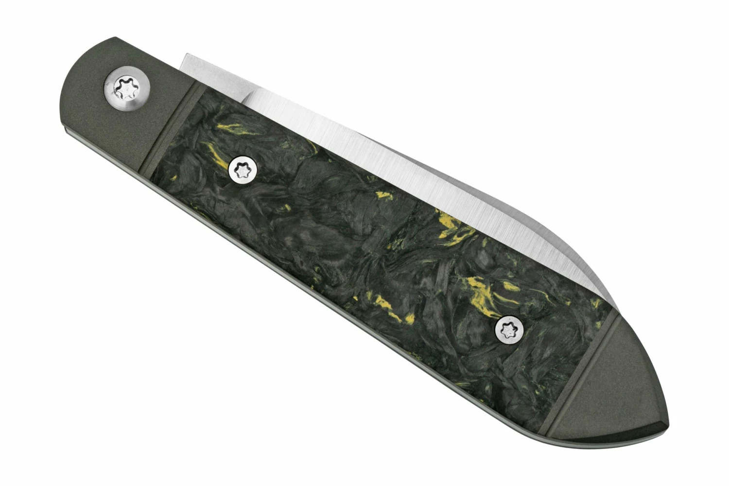 Jack Wolf Low Drag Jack DRAG-01-CDMY, Fat Carbon Dark Matter Yellow, Navaja Slipjoint 8 Jack Wolf Low Drag Jack DRAG-01-CDMY, Fat Carbon Dark Matter Yellow, Navaja Slipjoint - Imagen 6