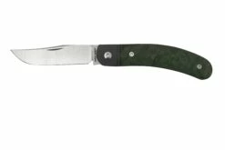 Jack Wolf Javelina Jack, JAVEL-01-DMGR, Fat Carbon Dark Matter Green Navaja Slipjoint