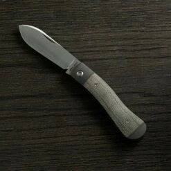 Jack Wolf K9 Jack, Green Canvas Micarta K9-01-GRN Navaja Slipjoint