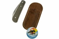 Jack Wolf Laid Back Jack, Green Canvas Micarta LAIDB-01-GRN Navaja Slipjoint -KNIVESANDTOOLS Ventas JW LAIDB 01 GRN 07 jackwolf