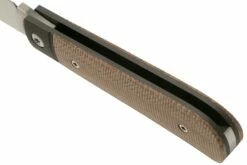 Jack Wolf Laid Back Jack, Natural Canvas Micarta LAIDB-01-NAT Navaja Slipjoint -KNIVESANDTOOLS Ventas JW LAIDB 01 NAT 04 jackwolf