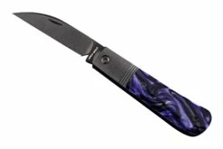 Jack Wolf Laid Back Jack LAIDB-02-KIR-PUR Kirinite Purple Wave, Slipjoint Navaja