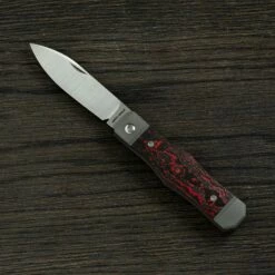 Jack Wolf Vampire Jack VAMPI-01-FCLF Fat Carbon Lava Flow Navaja Slipjoint