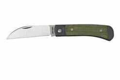 Jack Wolf Venom Jack VEN-01-GRN Canvas Micarta Green, Navaja Slipjoint