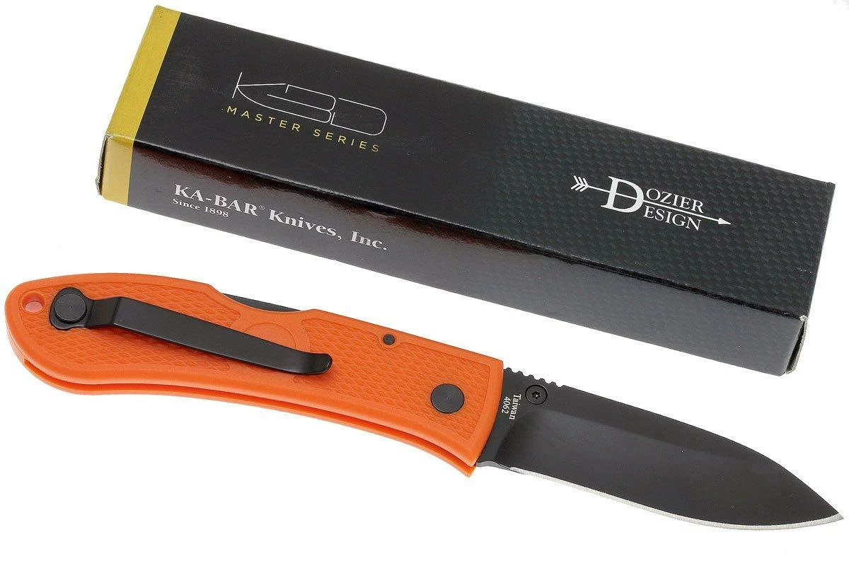 KA-BAR Dozier Folding Hunter Orange 4062BO 11 KA-BAR Dozier Folding Hunter Orange 4062BO - Imagen 9
