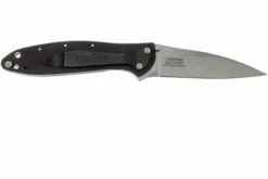 Kershaw Leek 1660SWBLK Stonewashed, Negro