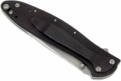 Kershaw Leek 1660SWBLK Stonewashed, Negro -KNIVESANDTOOLS Ventas KE1660SWBLK 04 kershaw leek ke1660swblk 04