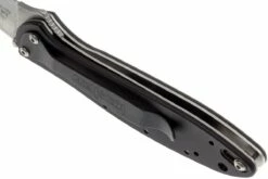 Kershaw Leek 1660SWBLK Stonewashed, Negro -KNIVESANDTOOLS Ventas KE1660SWBLK 05 kershaw leek ke1660swblk 05