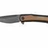 Kansept Kratos K1024A8 Black, Brown Micarta Navaja, Diseño Ostap Hel