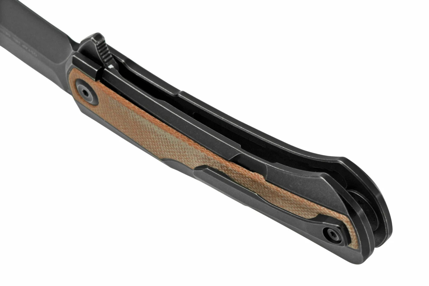 Kansept Kratos K1024A8 Black, Brown Micarta Navaja, Diseño Ostap Hel 6 Kansept Kratos K1024A8 Black, Brown Micarta Navaja, Diseño Ostap Hel - Imagen 4