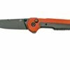 Kansept EDC Tac K2009A7 Blackwashed CPM-S35VN, Orange G10 Navaja, Diseño Mikkel Willumsen