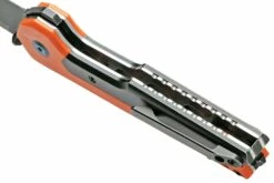 Kansept EDC Tac K2009A7 Blackwashed CPM-S35VN, Orange G10 Navaja, Diseño Mikkel Willumsen -KNIVESANDTOOLS Ventas KSK2009A7 05 kansept