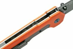 Kansept EDC Tac K2009A7 Blackwashed CPM-S35VN, Orange G10 Navaja, Diseño Mikkel Willumsen -KNIVESANDTOOLS Ventas KSK2009A7 06 kansept