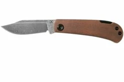 Kansept Wedge K2026BC1 Damascus, Red Copper Navaja, Diseño Nick Swan