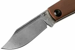 Kansept Wedge K2026BC1 Damascus, Red Copper Navaja, Diseño Nick Swan -KNIVESANDTOOLS Ventas KSK2026BC1 03 kansept