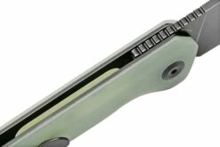 Kansept Bulldozer T1028A2 Blackwashed, Jade G10 Navaja, Diseño Kim Ning -KNIVESANDTOOLS Ventas KST1028A2 06 kansept